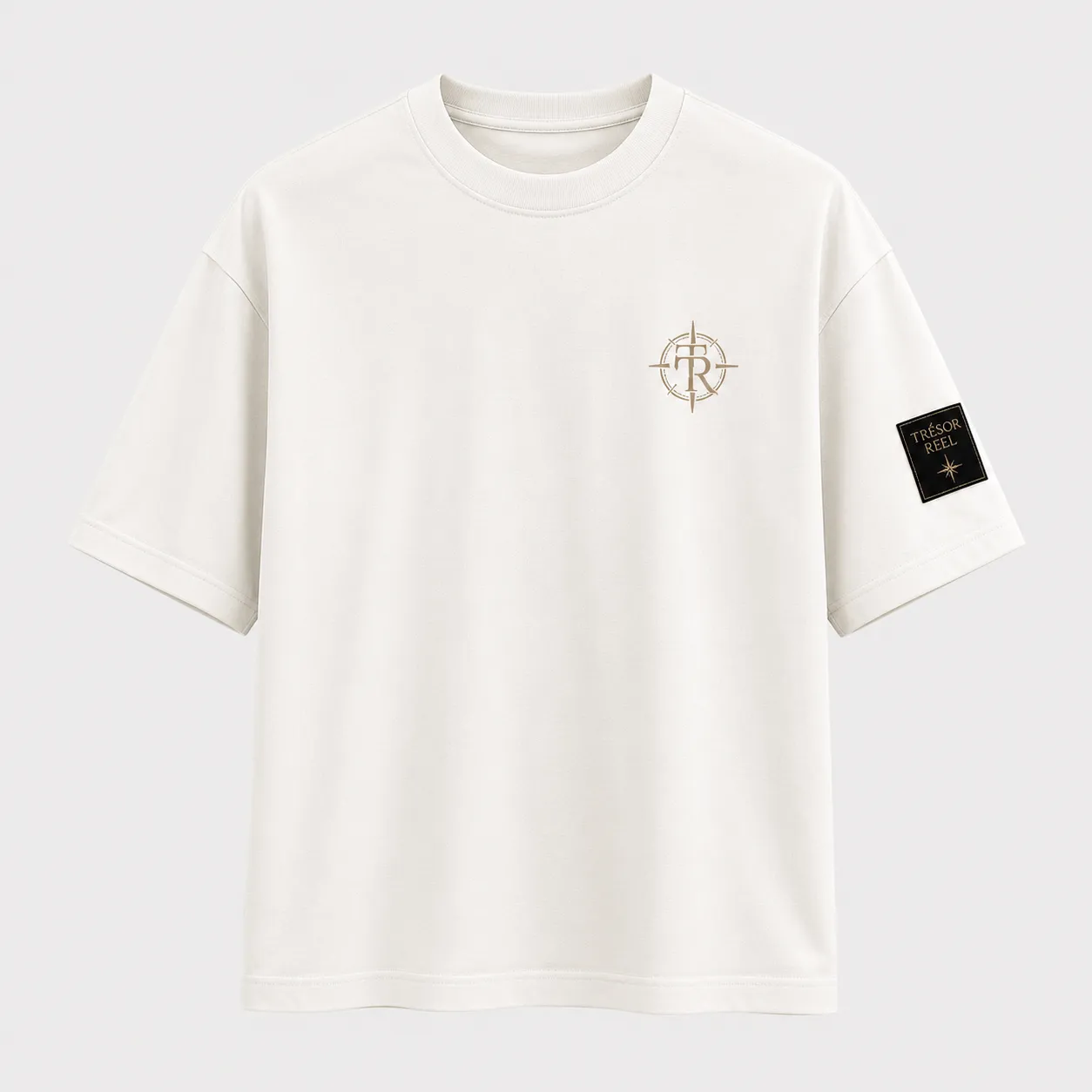 Tee-shirt Tresor Reel blanc, vue de face